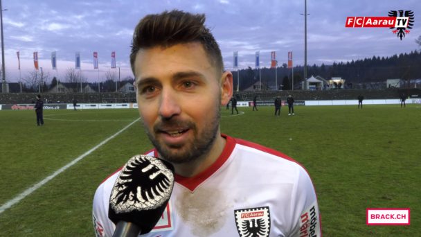 Video-Cover: FC Aarau - FC Wohlen 4:2 (04.03.2018, Stimmen zum Spiel)