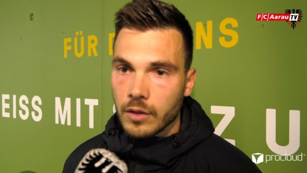 Video-Cover: SC Kriens - FC Aarau 2:2 (02.04.2019, Stimmen zum Spiel)
