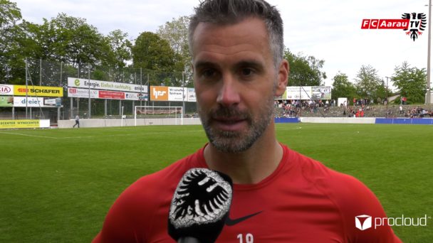 Video-Cover: FC Aarau - FC Rapperswil-Jona 1:0 (26.05.2019, Stimmen zum Spiel)