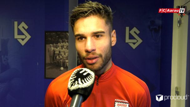 Video-Cover: FC Lausanne-Sport - FC Aarau 1:0 (16.02.2020, Stimmen zum Spiel)