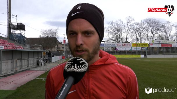 Video-Cover: FC Aarau - SC Kriens 4:4 (23.02.2020, Stimmen zum Spiel)