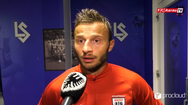 Video-Cover: FC Lausanne-Sport - FC Aarau 5:1 (24.08.2019, Stimmen zum Spiel)