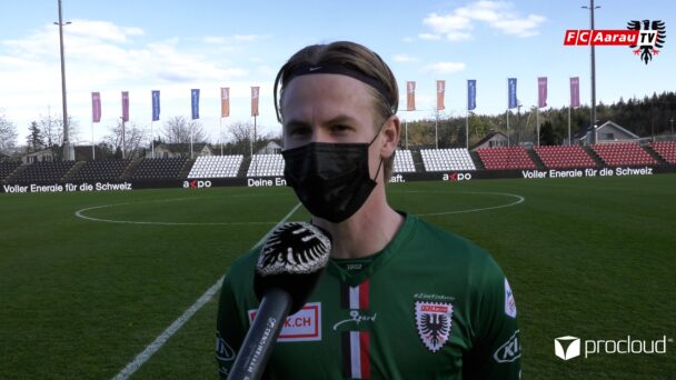 Video-Cover: FC Aarau - FC Schaffhausen 1:0 (03.04.2021, Stimmen zum Spiel)