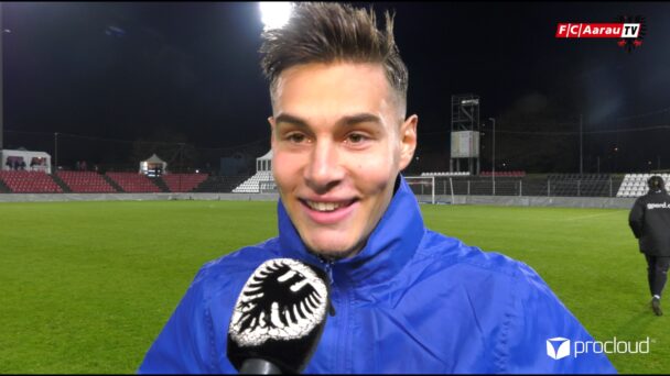 Video-Cover: FC Aarau - Yverdon Sport FC 1:0 (06.11.2021, Stimmen zum Spiel)