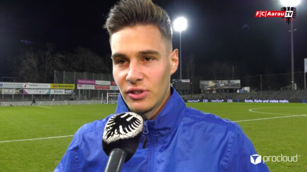 Video-Cover: FC Aarau - Yverdon Sport FC 0:2 (19.03.2022, Stimmen zum Spiel)