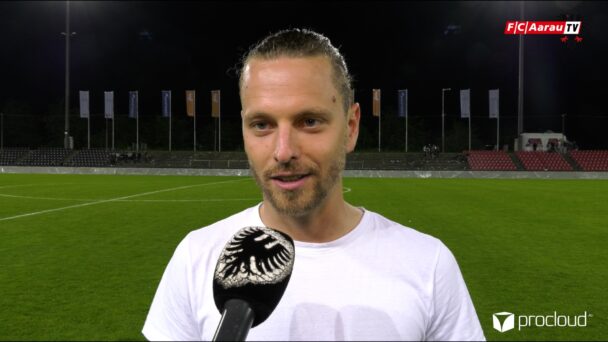 Video-Cover: FC Aarau - FC Stade Lausanne Ouchy 2:1 (09.05.2022, Stimmen zum Spiel)