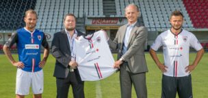Teaser-Bild für Beitrag «Credit Suisse wird neuer Co-Hauptsponsor des FC Aarau»