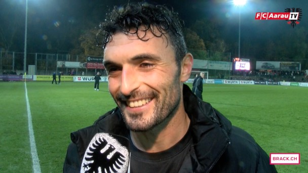 Video-Cover: Stimmen zum Spiel: FC Aarau - FC Le Mont-sur-Lausanne 2:0 (29.10.2015)