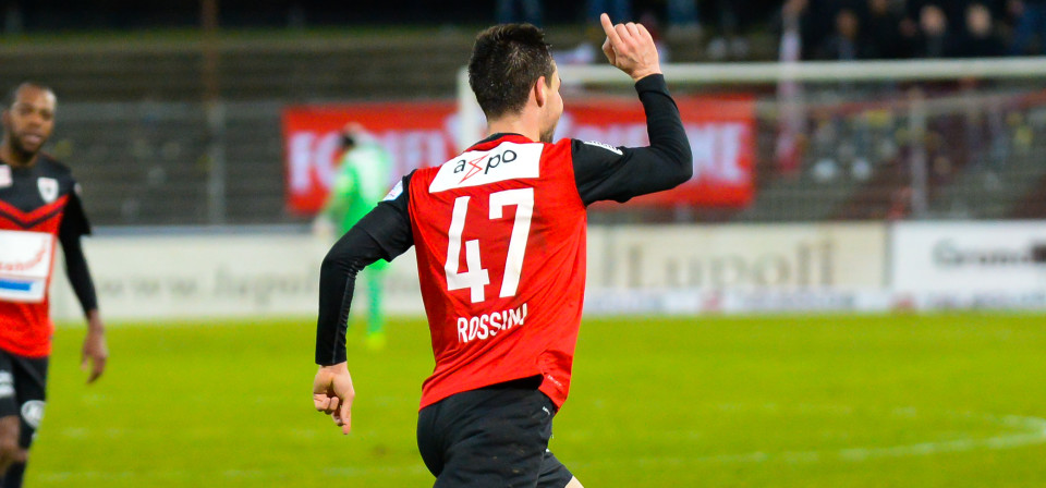 Patrick Rossini trifft bei seinem ersten Pflichtspiel für den FC Aarau