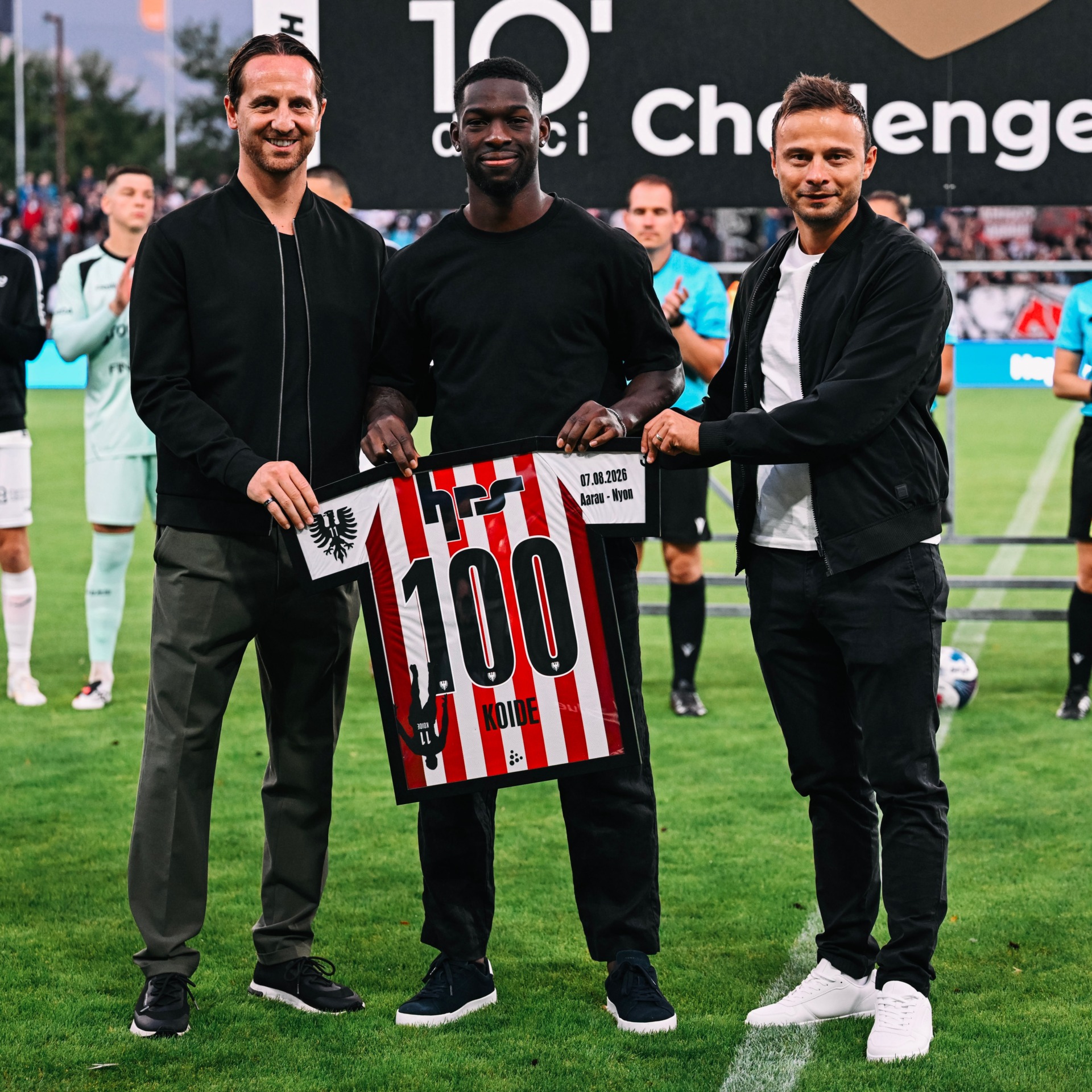Henri Koide für 100 FCA-Spiele geehrt - FC Aarau - Fussball-Club Aarau